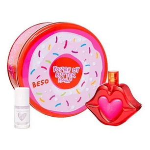 Estuche Beso Edt 100ml+ Nail polish Glitter 6ml Mujer