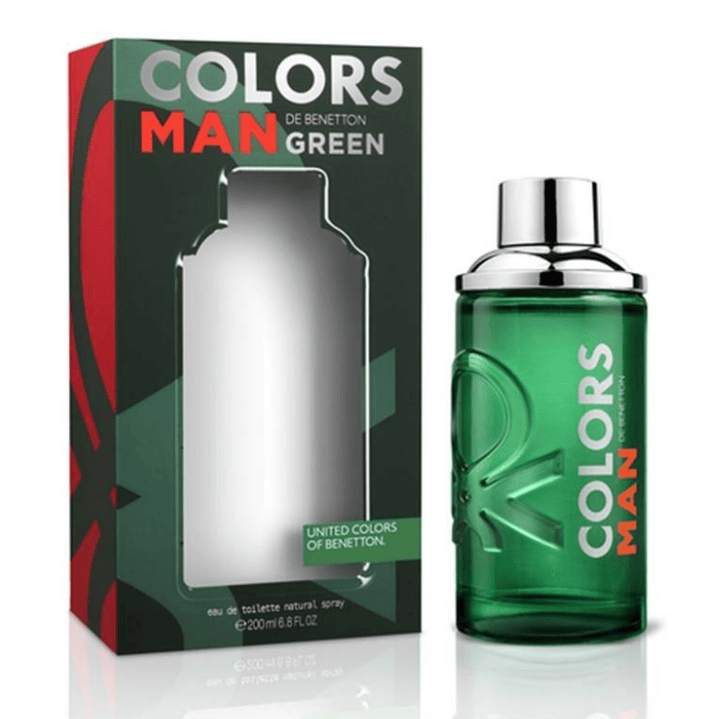 Colors Green Man Benetton Edt 200Ml Hombre