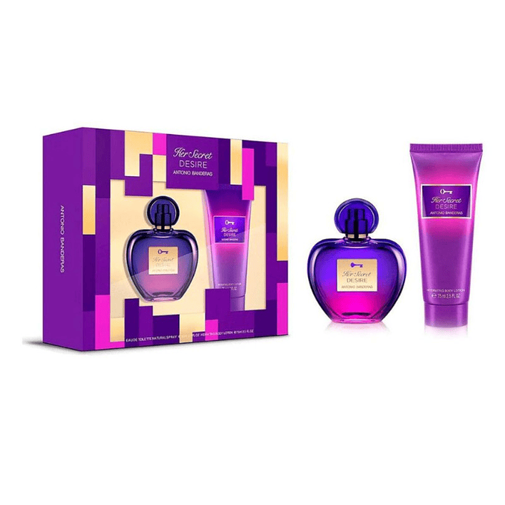 Estuche Her Secret DESIRE Edt 80Ml+75Ml B/L Mujer 1