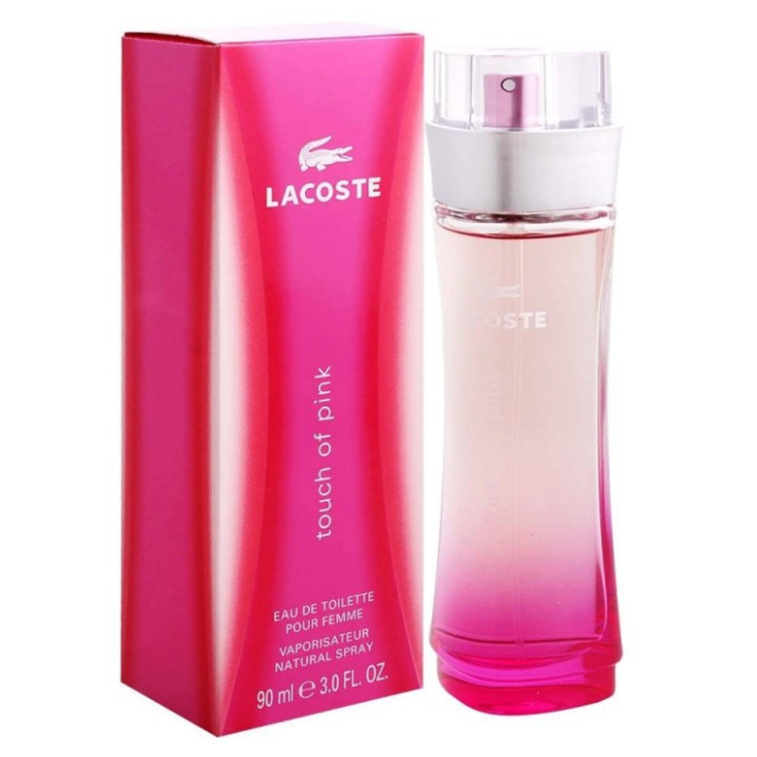 Touch of Pink de Lacoste EDT 90ml para mujer 3