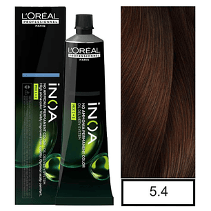 L'Oréal - Tinte INOA sin amoniaco 5.4 Castaño Claro Cobrizo 60 ml