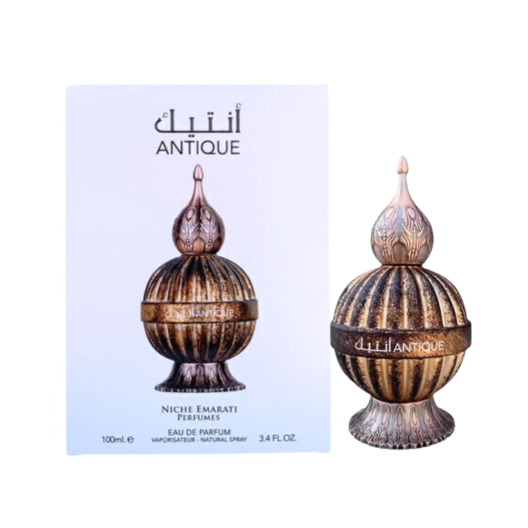 Antique EDP 100 ML - Niche Emarati By Lattafa - (Inspirado en Gris Charnel)