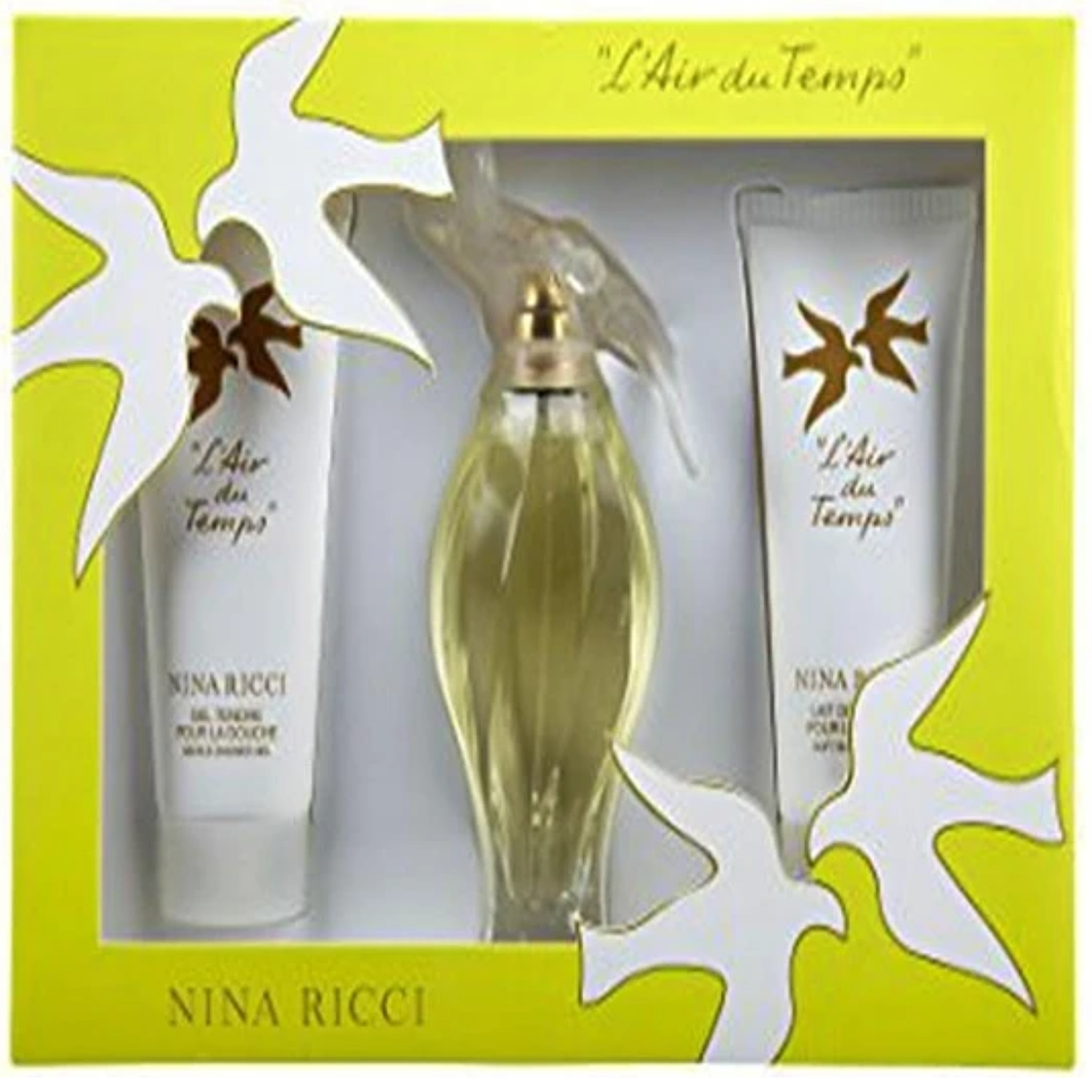 Estuche L Air Du Temps 2Pcs Locion+ Gel 100 Ml Mujer 1