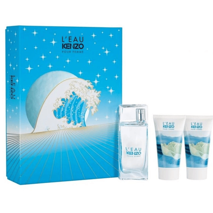 Kenzo L'Eau Par Eau De Toilette 100 Ml Edt Estuche de 3pcs 1