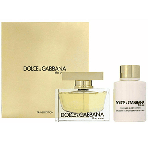 THE ONE EDP ESTUCHE 75ML mas crema 100ML MUJER