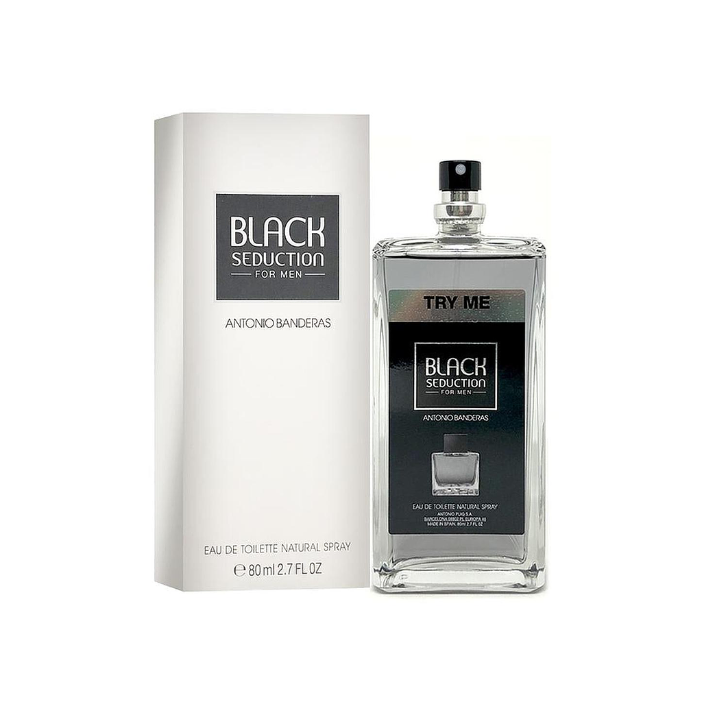 Black Seduction For Men EDT 80Ml Hombre Tester 1