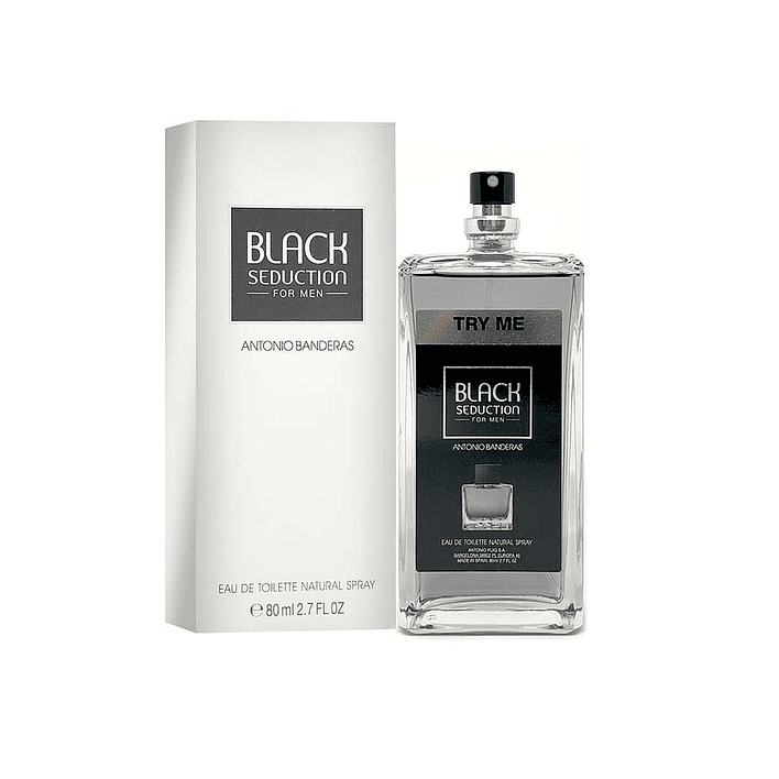Black Seduction For Men EDT 80Ml Hombre Tester 1