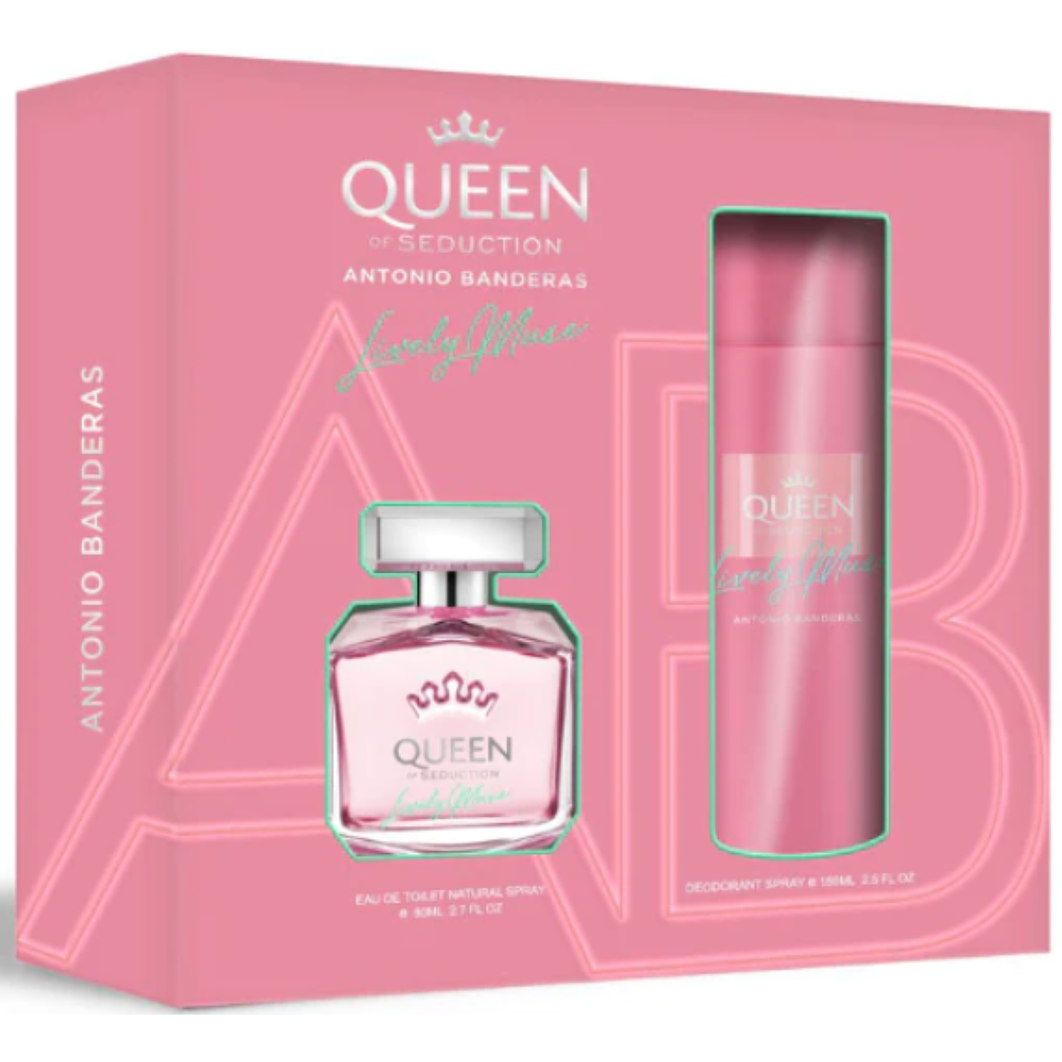 Estuche Queen Of Seduction Lively Muse Edt 80Ml+150Ml 24h Deo Mujer 1