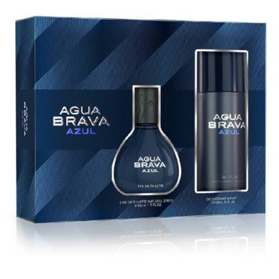 Estuche Agua Brava Azul Edt 50Ml+150Ml Deodorant Hombre 1