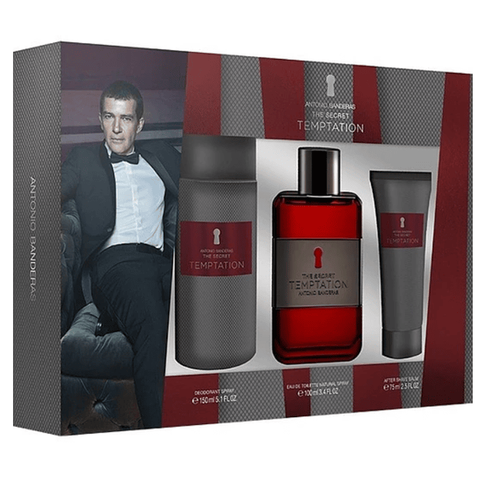 Estuche The Secret Temptation Edt 100Ml+150Ml Deo+75Ml A/S Hombre 1