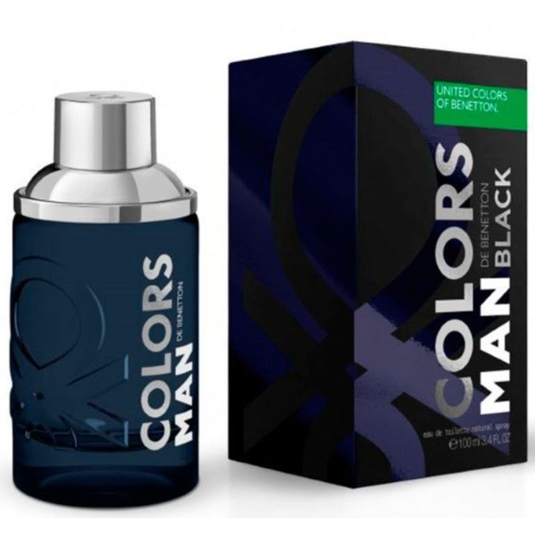 BENETTON COLORS BLACK EDT 100ML HOMBRE 1