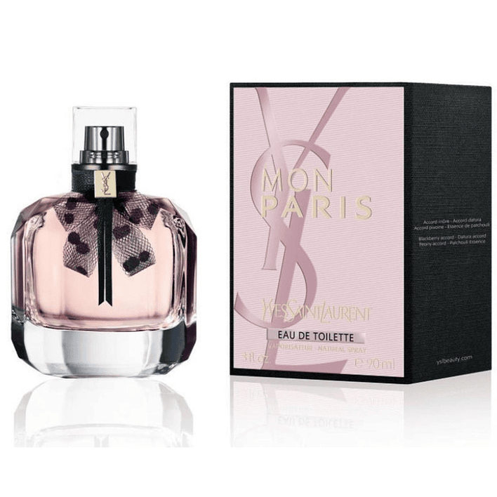 Mon Paris Edt Yves Saint Laurent para Mujeres 90ml 1