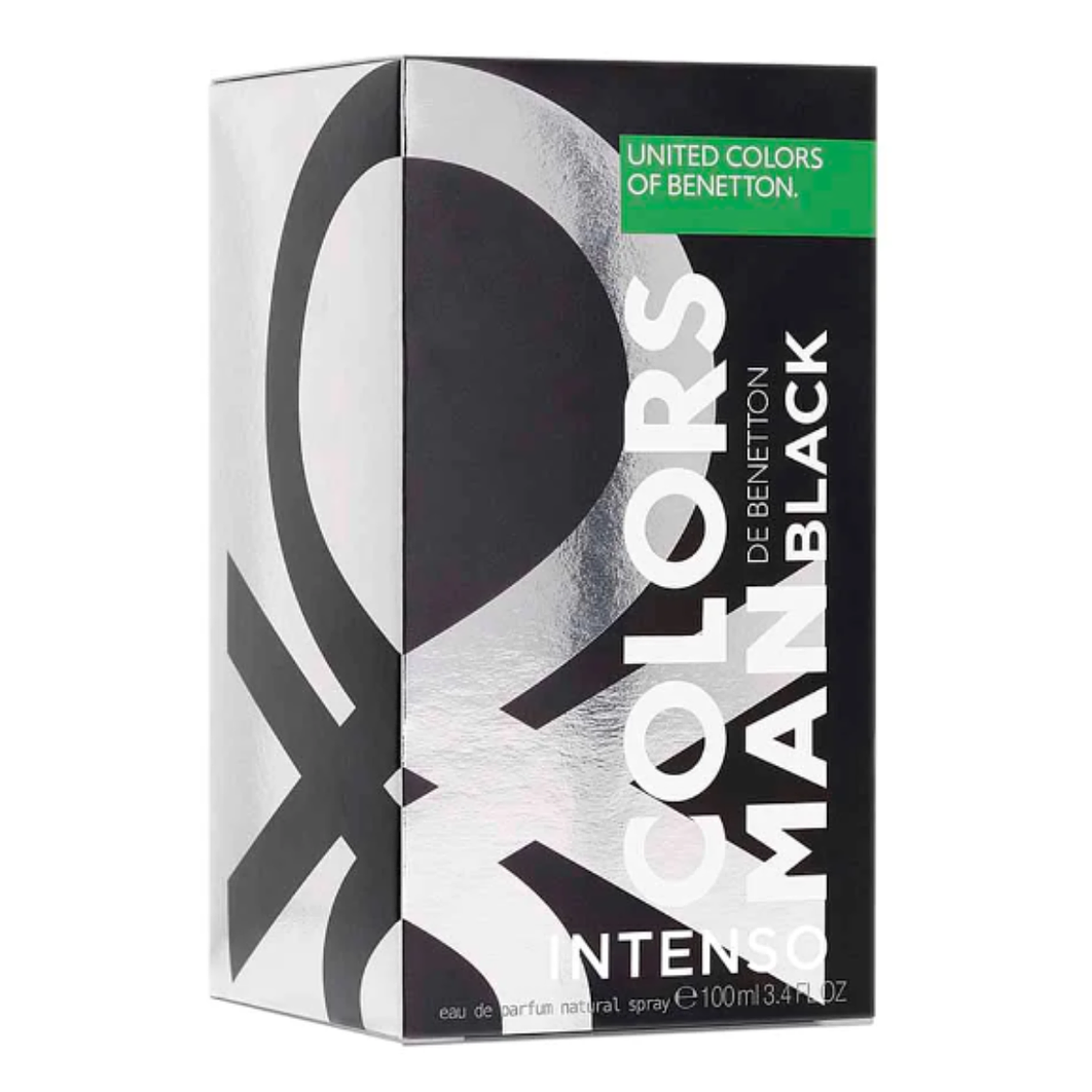 BENETTON COLORS MAN BLACK INTENSO EDT 100ML 3