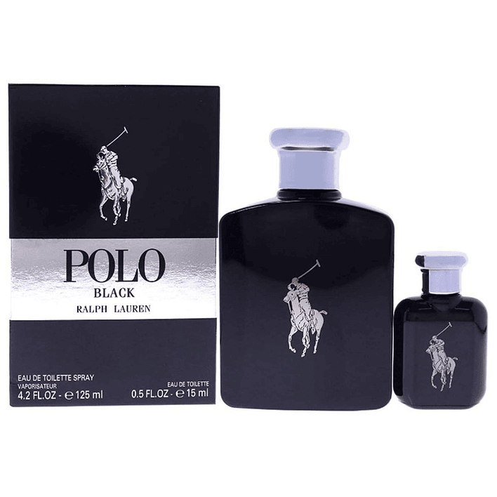 Estuche Polo Black Edt 125Ml+15Ml Hombre 1