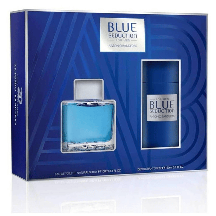 Blue Seduction Antonio Banderas Edt 100 +150Ml Deo Hombre 1