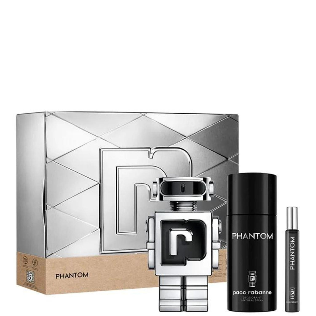 Estuche Phantom Paco Rabanne Edt 100ML+10ML+150ML DEO Hombre 1