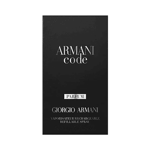 Armani Code Parfum 50ML Rechargable Hombre