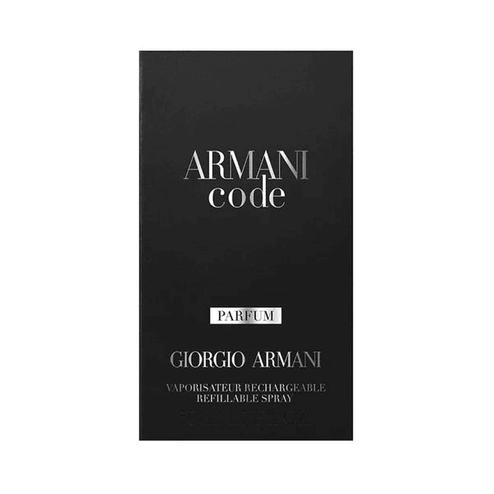 Armani Code Parfum 50ML Rechargable Hombre 1