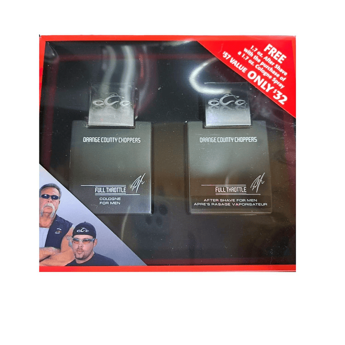 Estuche Full Throttle Orange County Choppers EDC 50ML+ 50ML A/S Hombre 1