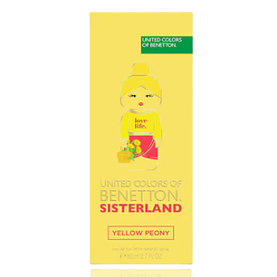 Sisterland Yellow Peony United Colors Of Benetton Edt 80 Ml Mujer