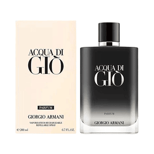 Acqua Di Gio Parfum 200Ml Recargable Hombre