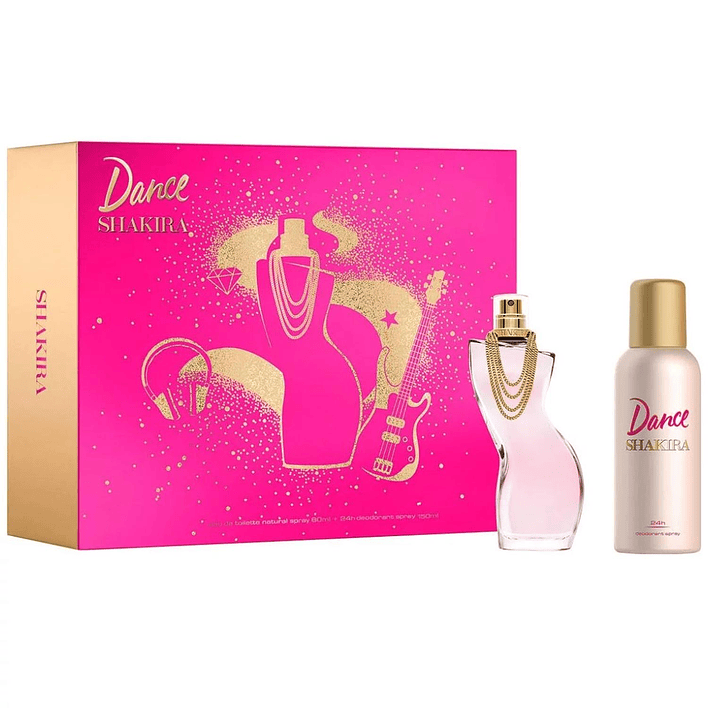 ESTUCHE SHAKIRA DANCE EDT 80ML + DEO 24H 150ML 1