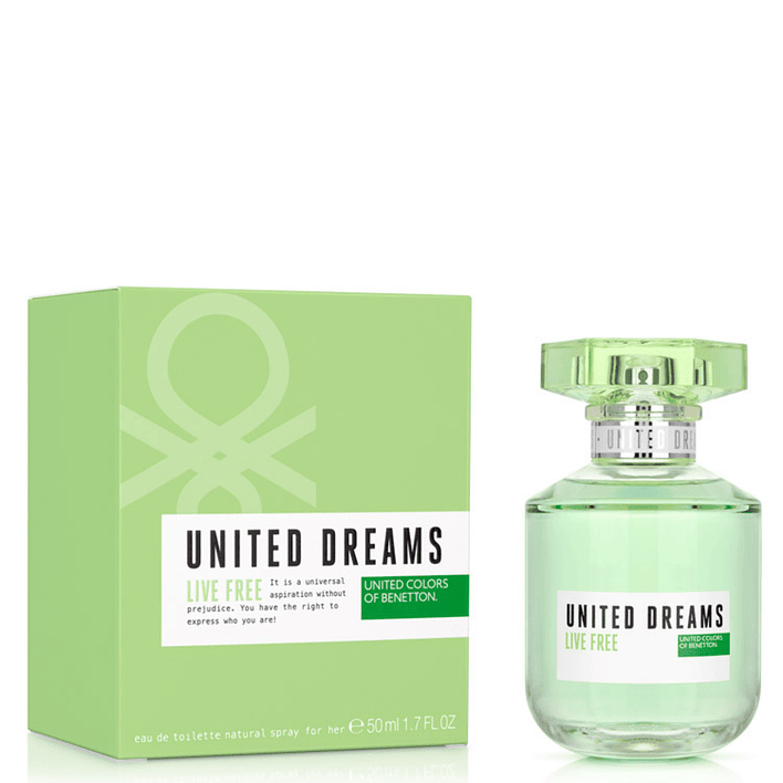 United Dreams Live Free United Colors Of Benettom Edt 50Ml Mujer 1