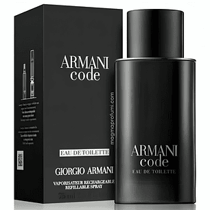 Armani Code Parfum 75ML Rechargable Hombre
