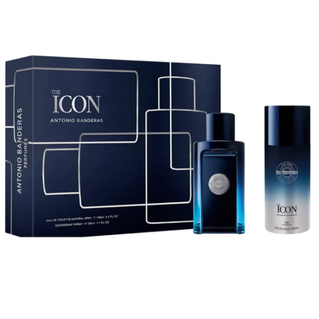 Antonio Banderas Set The Icon Fragancia EDT 100ml +Desodorante 150ml 1