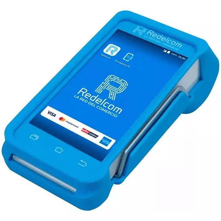 Maquina Movil Pos R3 Redelcom. 5 Rollos. Funda. Letreros 1