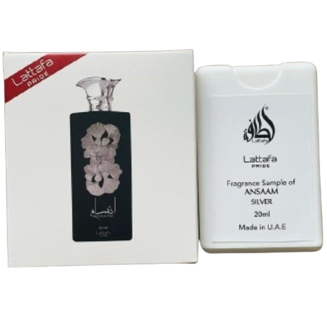 Decant Lattafa Asaam Silver Pride 20ml 1