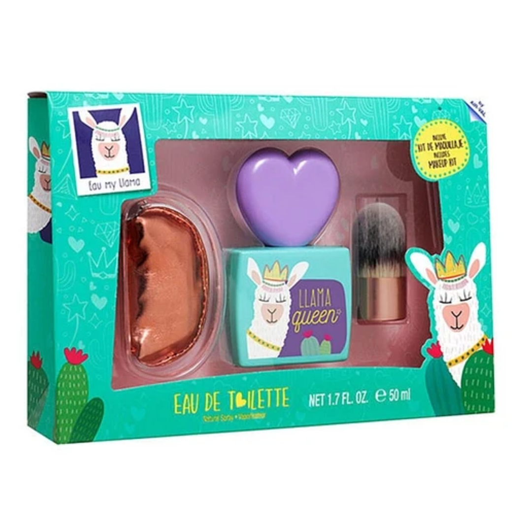 Estuche Eau My Llama Queen Edt 50Ml+Kit De Maquillaje Mujer 1
