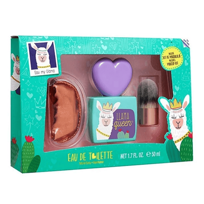 Estuche Eau My Llama Queen Edt 50Ml+Kit De Maquillaje Mujer 1