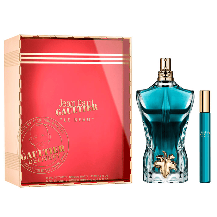 Jean Paul Gaultier Le Beau EDT 125ML + Travel Spray 10ML 1