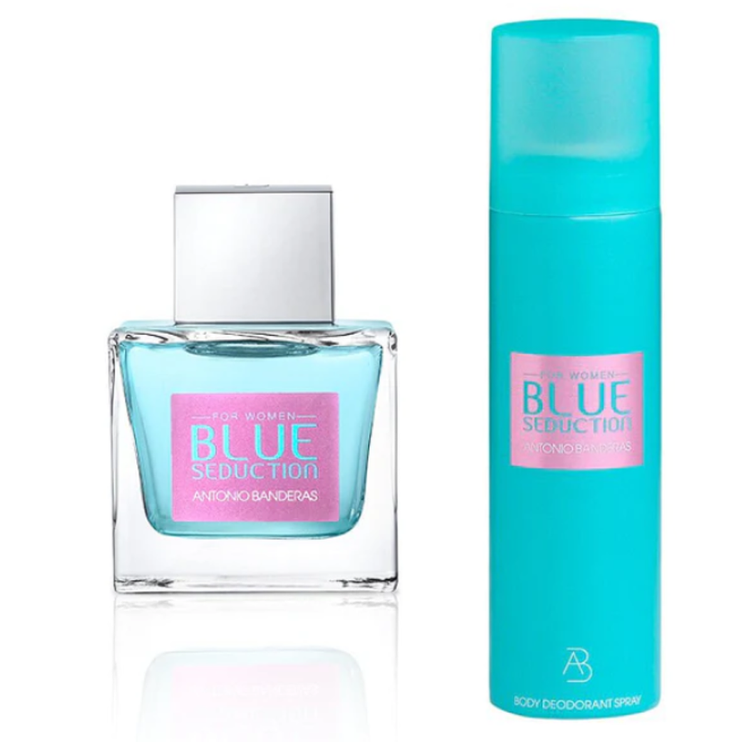 Estuche Blue Seduction Antonio Banderas Edt 80Ml+150Ml 24h Deo Mujer 1