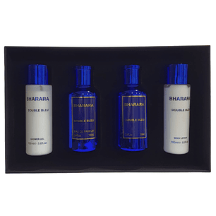 Estuche Bharara Double Bleu Edp 100Ml+150Ml B/L+100Ml A/S+150Ml S/G Hombre