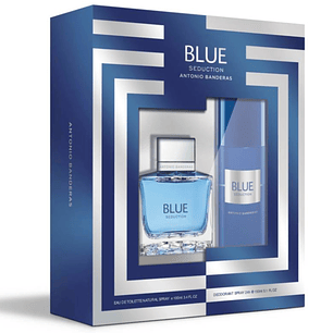 BLUE SEDUCTION 100ML VARON MAS DEO SET