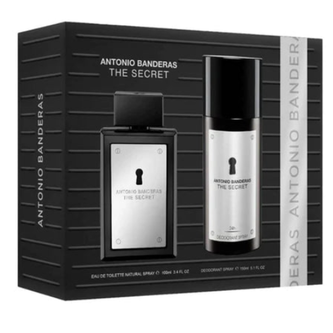 Estuche The Secret Antonio Banderas Edt 100Ml+150Ml 24h Deo Hombre 1