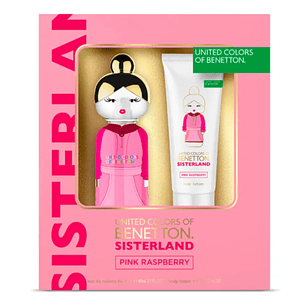 SISTERLAND PINK RASPBERRY ESTUCHE EDT 80ML Benetton