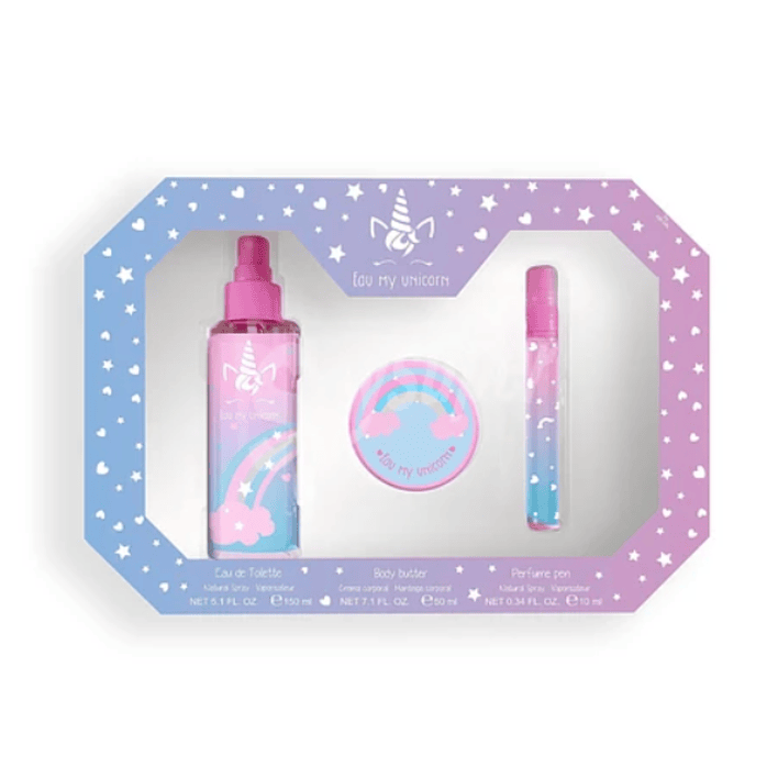 Estuche Eau My Unicorn Beunique Edt 150Ml+B/L 50Ml+10Ml Mini Mujer 1