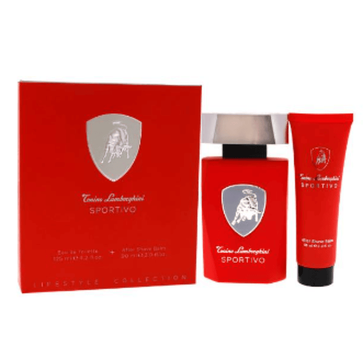Estuche Lamborghini Sportivo Edt 125Ml+90Ml A/S Balm Hombre 1