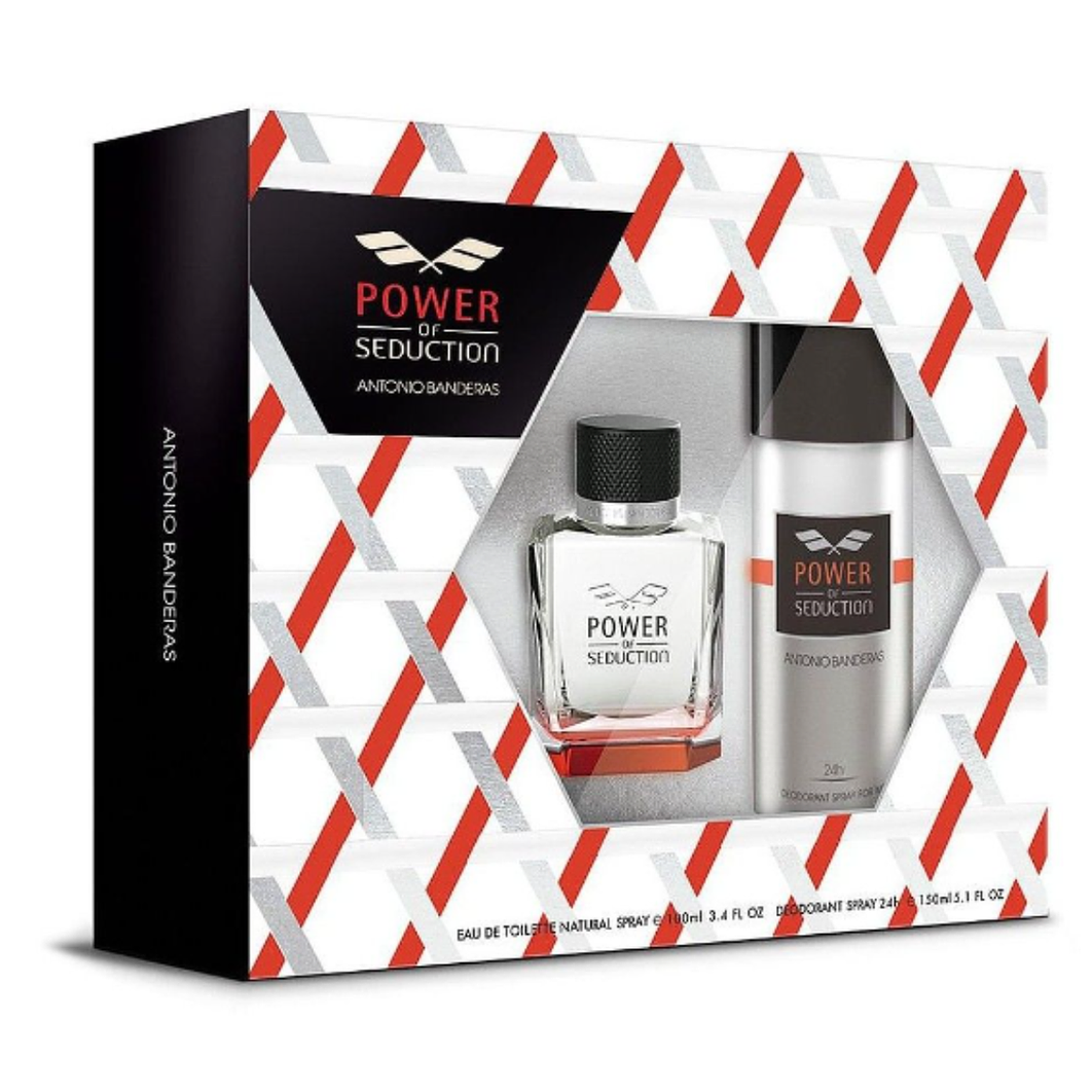 Estuche Power Of Seduction Antonio Banderas Edt 100Ml+150Ml 24h Deo Hombre 1