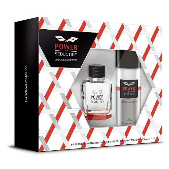 Estuche Power Of Seduction Antonio Banderas Edt 100Ml+150Ml 24h Deo Hombre 1