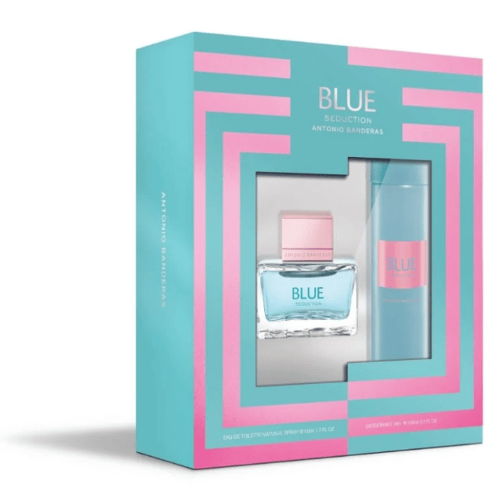 Estuche Blue Seduction Antonio Banderas Edt 50+150Ml Deo Mujer 1
