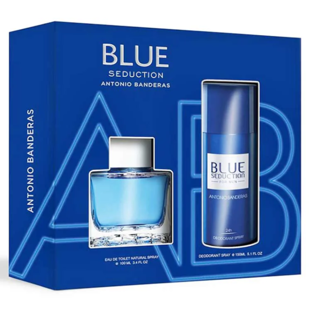 Estuche Blue Seduction Edt 100 + 150Ml 24H Deo Hombre 1
