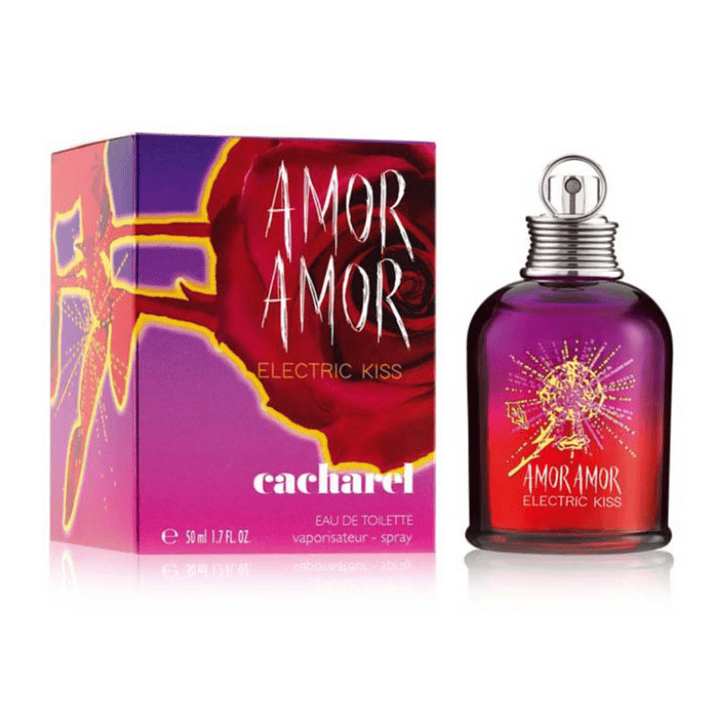 AMOR AMOR ELECTRIC KISS CACHAREL EDT 50ML MUJER 1