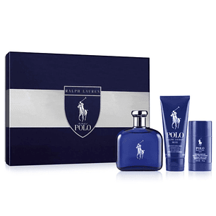 POLO BLUE SET DE 3PCS HOMBRE 125ML EDT