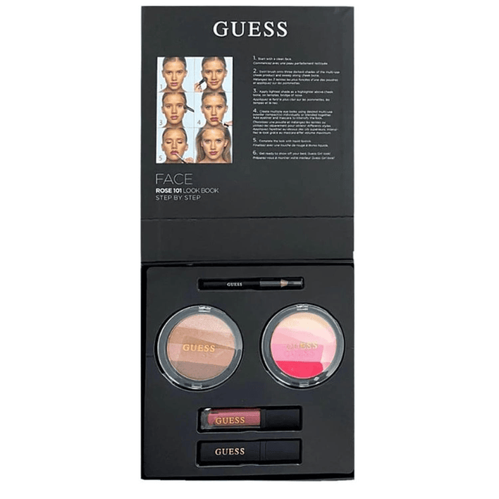 Estuche Guess Rose 101 Face (Eyeshadow+Mascara+Lipstick+Eye Linner) 1