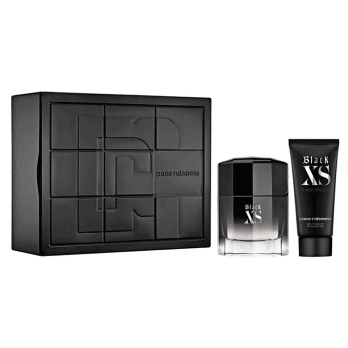 Xs Black Estuche (Metal)Edt 100Ml+100Ml Gel Hombre 2