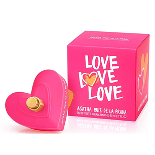 LOVE LOVE LOVE AGATHA RUIZ EDT 80ML MUJER